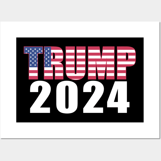 Trump 2024 Wall Art by Nolinomeg